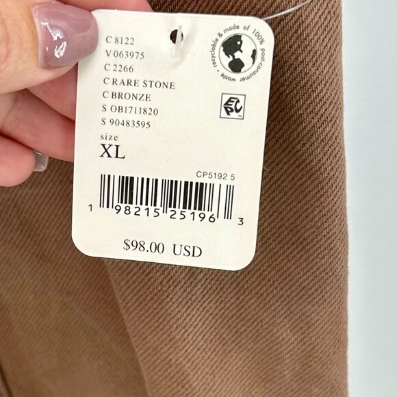 NWT We The Free Overalls NWT Size XL | Bronze Brown 100% Cotton Utility Jumpsuit - Picture 5 of 13